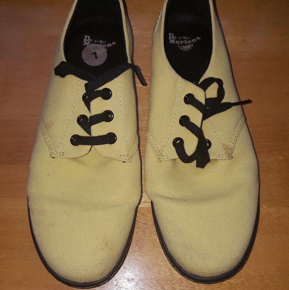 Yellow Dr. Marrteen Shoes